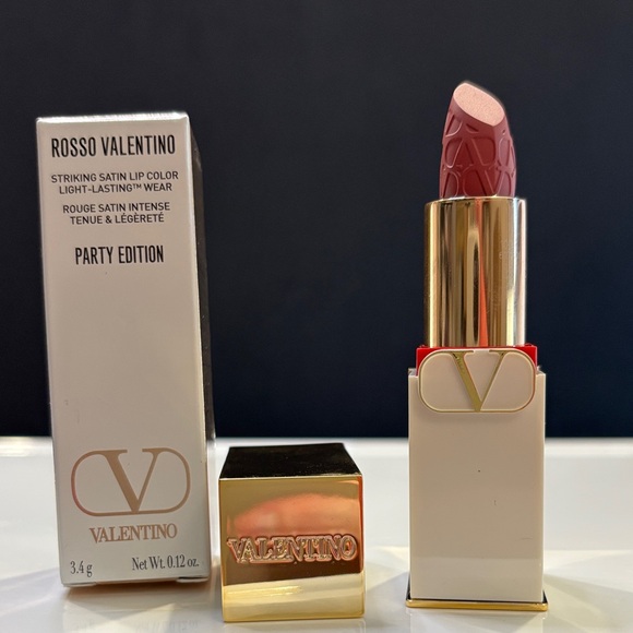Valentino Other - Valentino Rosso Satin Lipstick - 100R Roman Grace